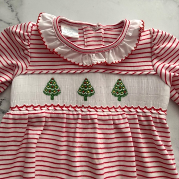 Edgehill Collection Pink and White Striped Kids Nightgown - Picture 2 of 5